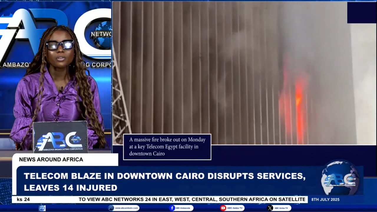 Telecom Blaze in Downtown Cairo Disrupts Services, Leaves 14 Injured