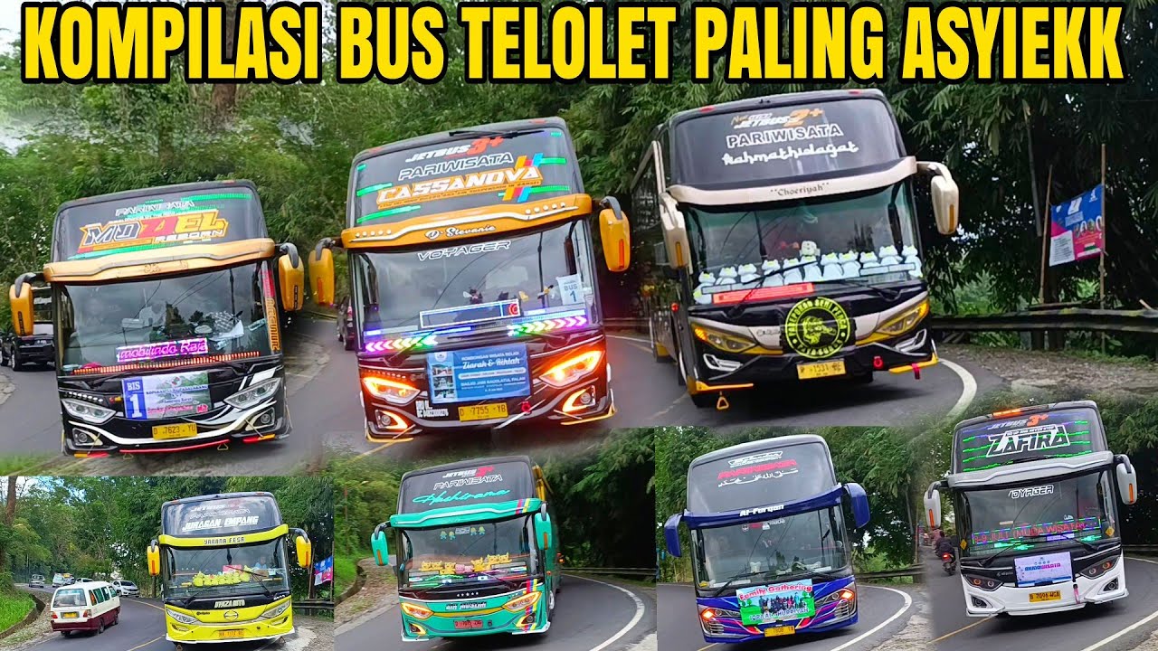 Kompilasi Bus Telolet Basuri Paling Asik dan keren.