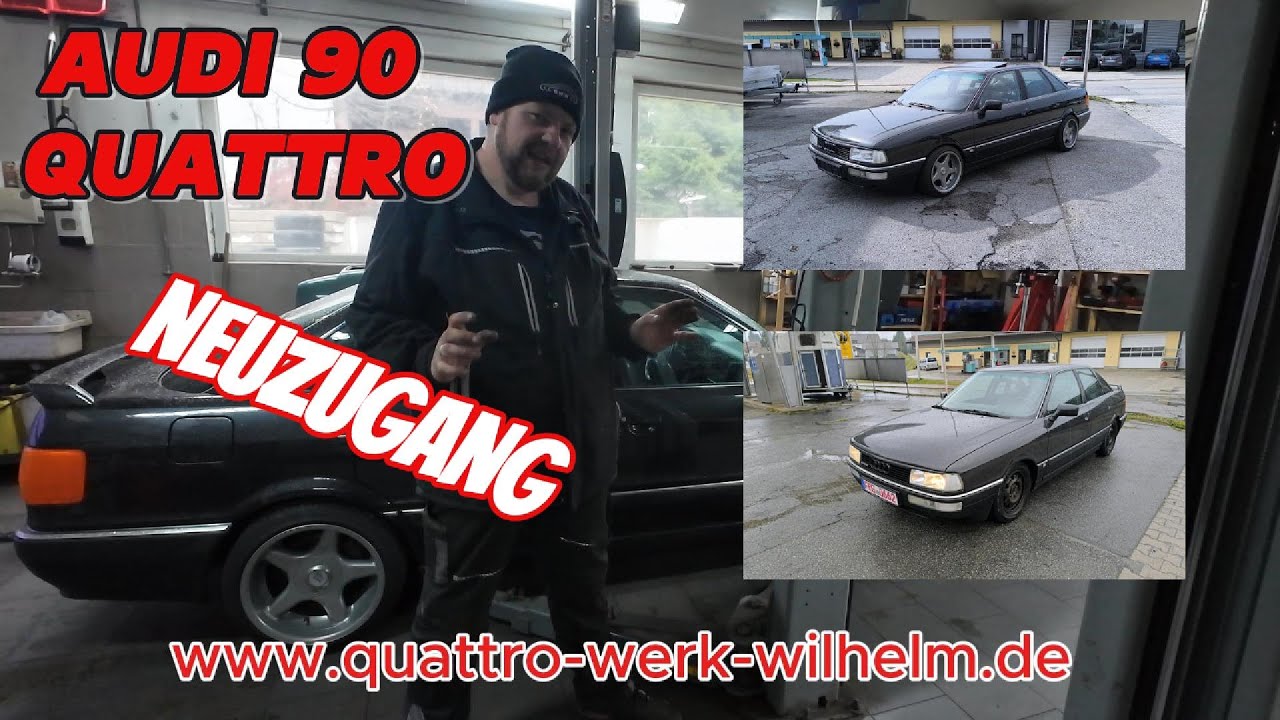 NEUZUGANG AUDI 90 QUATTRO / FELGEN MACHEN AUTOS! MÄNNERTRAUM DER 90ER #audi #quattro #car