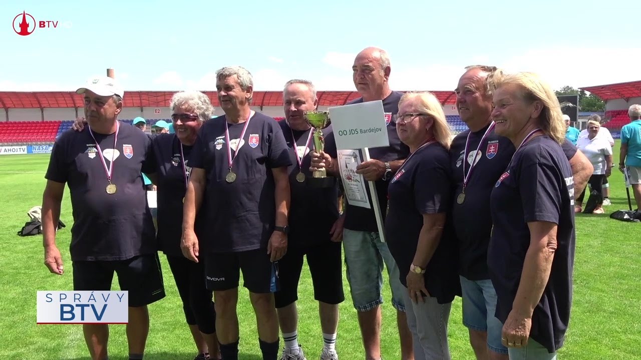 Krajské športové hry vyhrali seniori z Bardejova