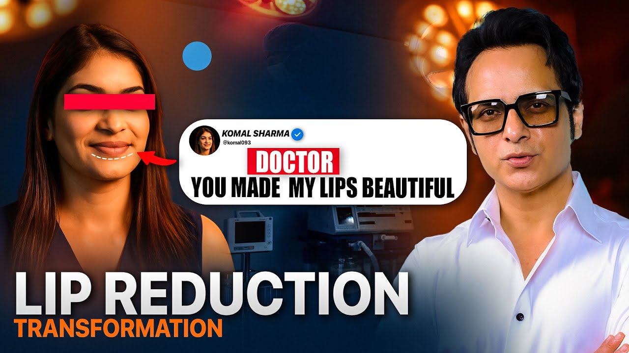Lip Reduction Surgery in Ludhiana 💋 Real Before After Result | Best Lip Reshaping by Dr. Vikas Gawri