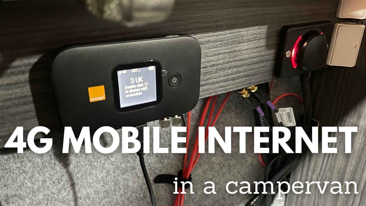 Installing a Mobile 4G WiFi router and external antenna in a Campervan / RV - Poynting Puck 2