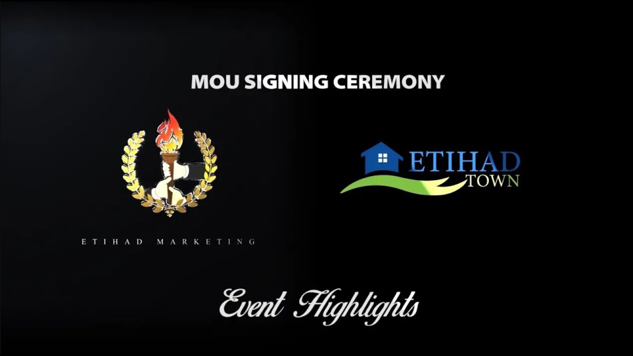 MoU Sign-up with 50 Sales Partners - Etihad Town X Etihad Marketing - MOU Signing Ceremony