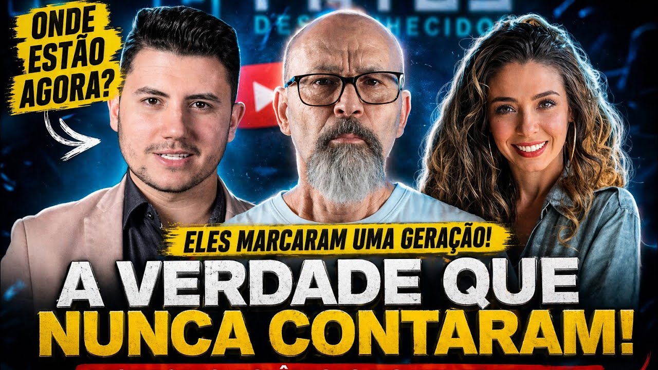 O QUE ACONTECEU COM os três primeiros apresentadores do canal FATOS DESCONHECIDOS?
