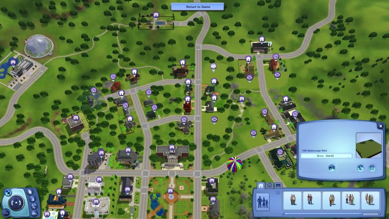 The Sims 3 - Sunset Valley (All Lots Overview) (Links in the Description)