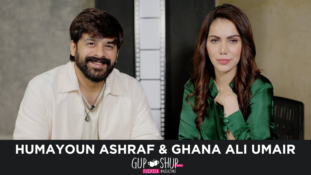 Ghana Ali & Humayoun Ashraf AKA  Zara & Taimoor From Naqaab | Gup Shup with FUCHSIA