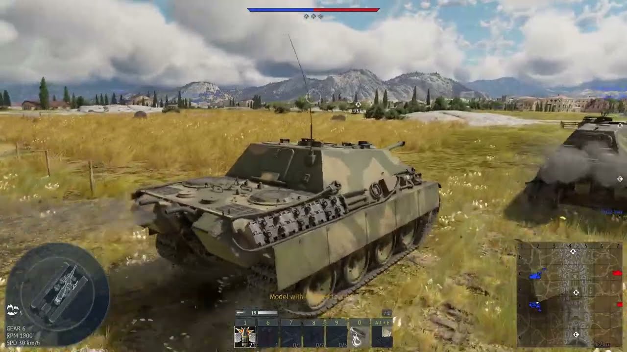 War Thunder Tank Gameplay