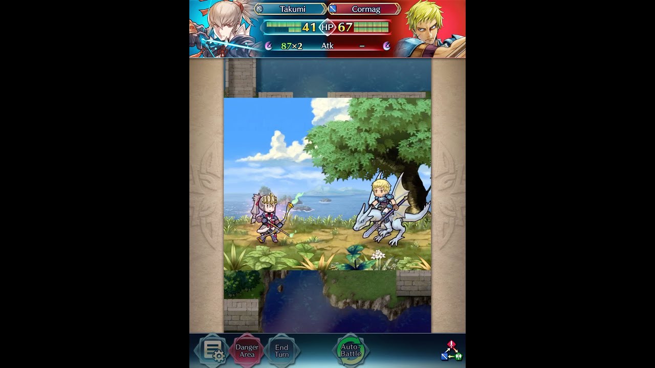 Fire Emblem Heroes GHB Takumi Vs Cormag ( solo )