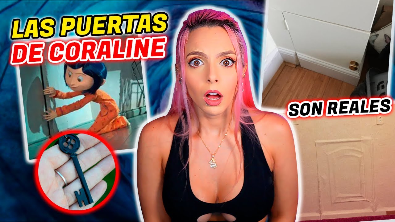 PUERTAS de CORALINE ENCONTRADAS en la VIDA REAL😰😳​| Jenny Devil😈