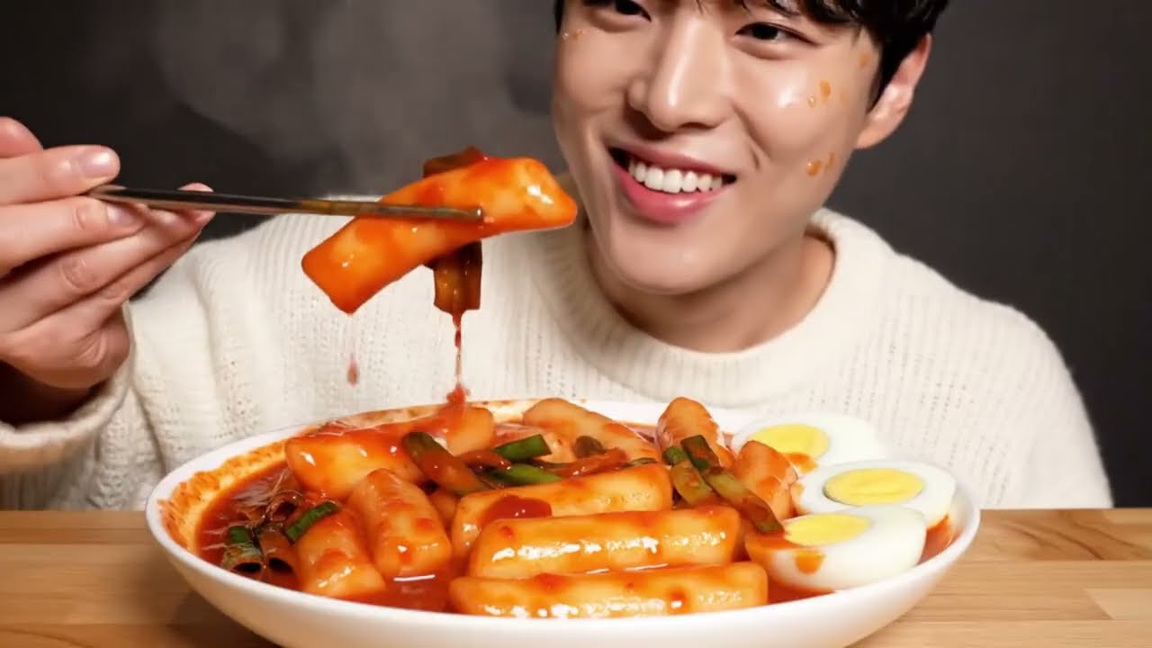 Mukbang Korea Pedas Level NERAKA 🌶️ Tteokbokki + Buldak Ramyeon + Odeng  Eating Show #asmr #mukbang