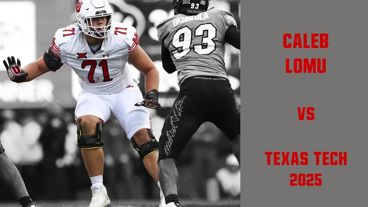 Caleb Lomu vs Texas Tech 2025
