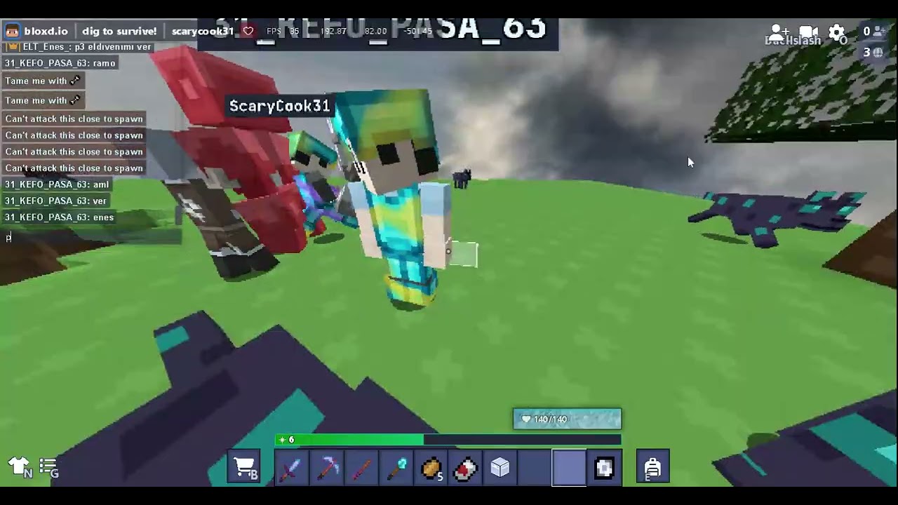 Bloxd da kefoyla vs atıyoruz