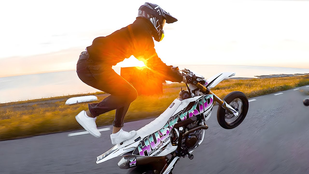 SUPERMOTO SUNSET CHASE Ft. Huskykid