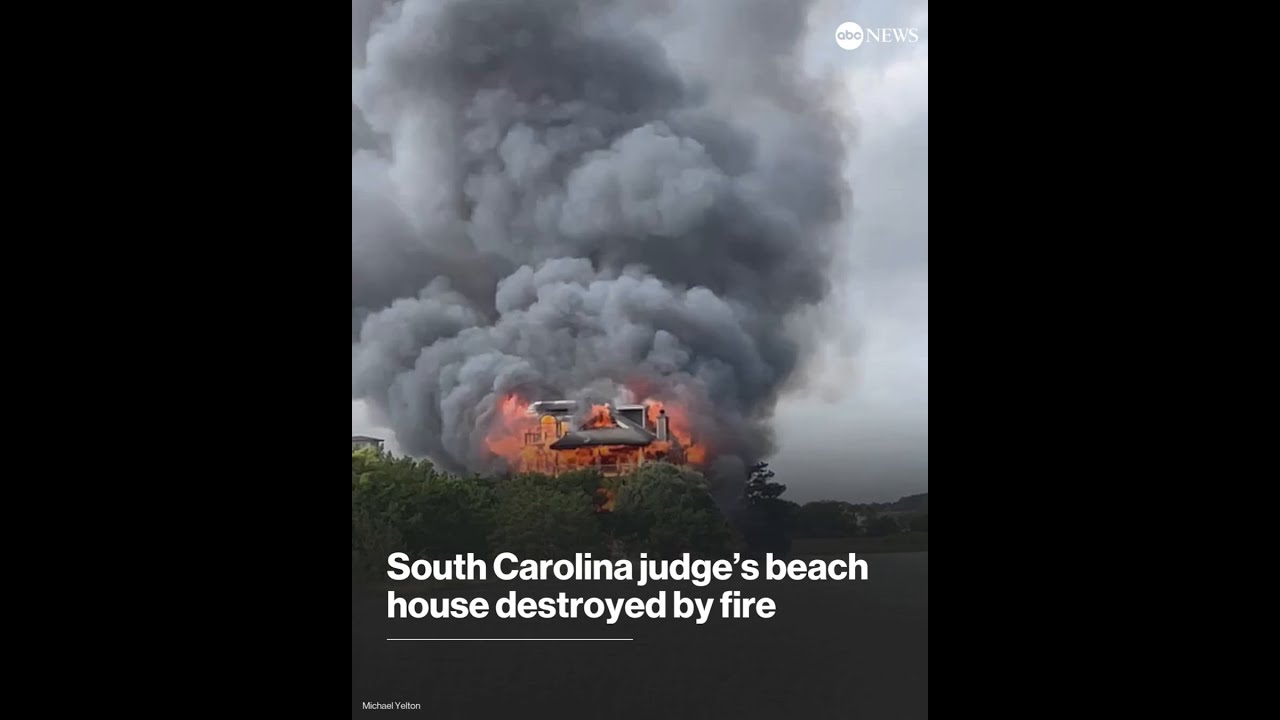Fire destroys judge's home; 3 injured in dramatic escape