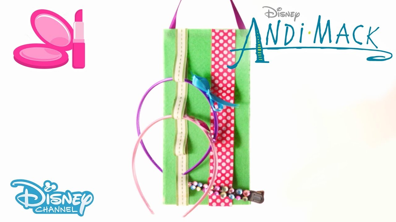 Andi Mack | AnDIY Craft Tutorial: Hairband Holder | Official Disney Channel UK