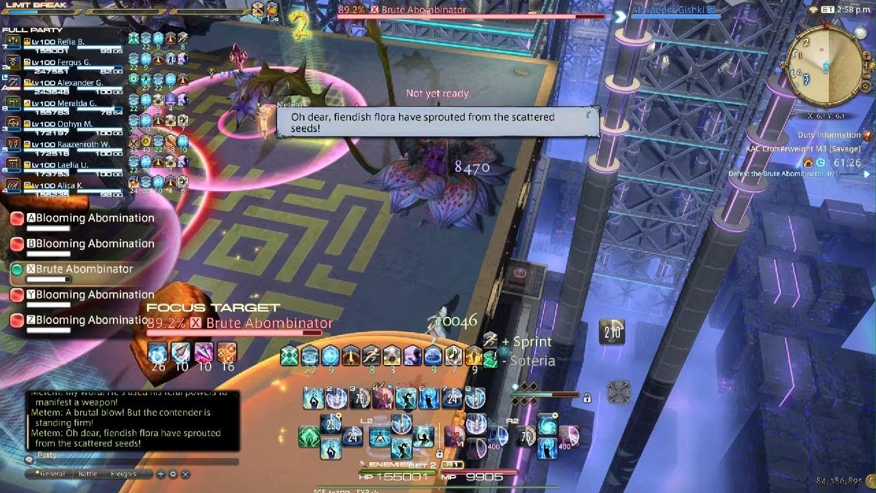 FFXIV Cruiserweight Savage [M7S] SGE PoV