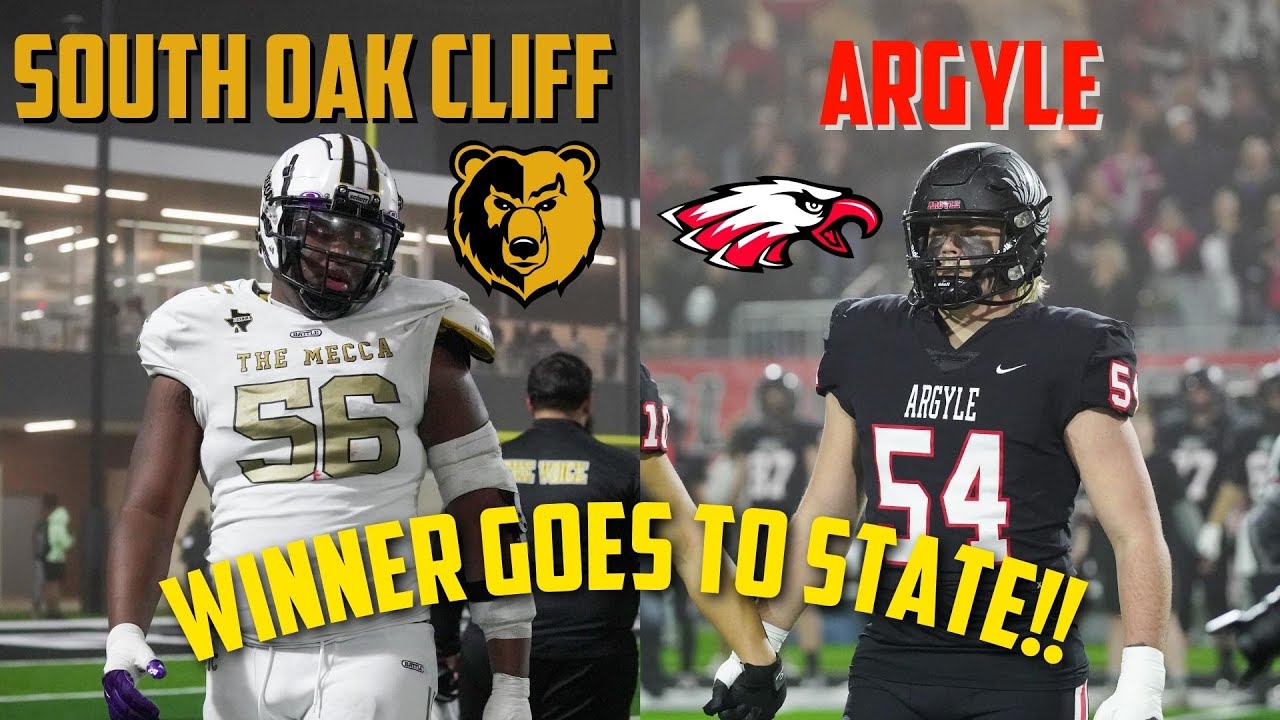 WINNER GOES TO STATE AND THE DEFENSES SHOWED OUT!! 🔥🔥 South Oak Cliff vs Argyle | TXHSFB Playoffs