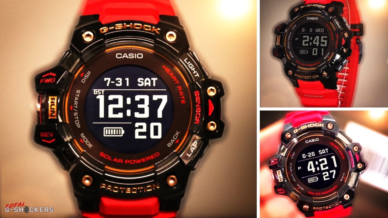 Casio G-Shock Heart Rate Monitor Smartwatch | GBDH1000-4A1