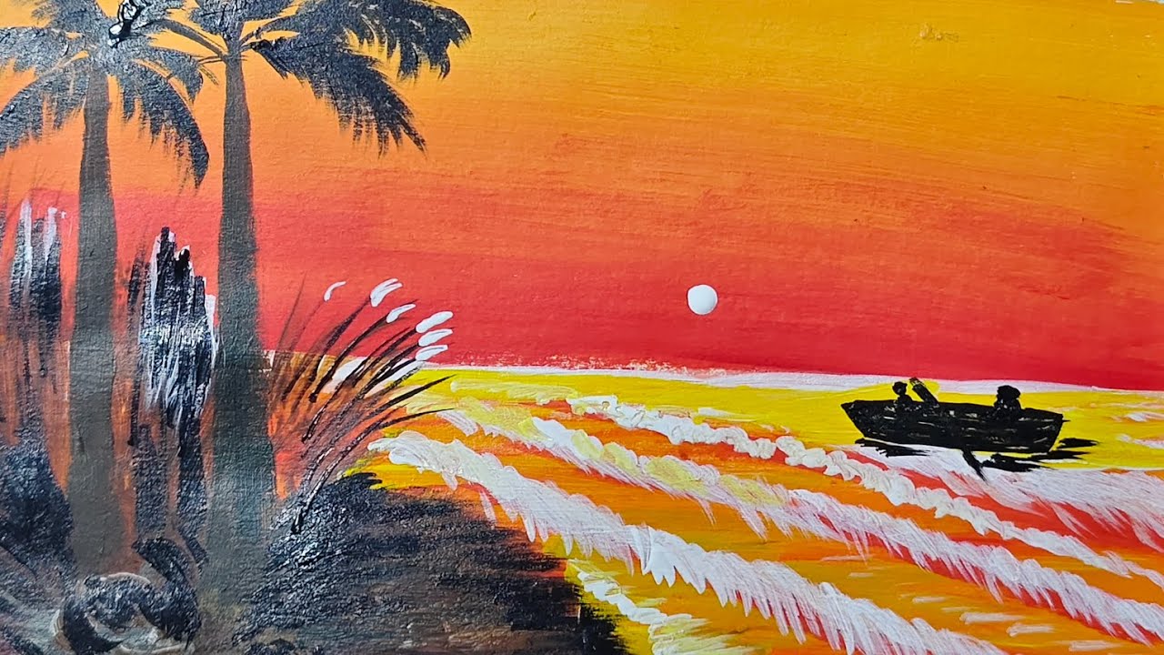 Sunset painting 