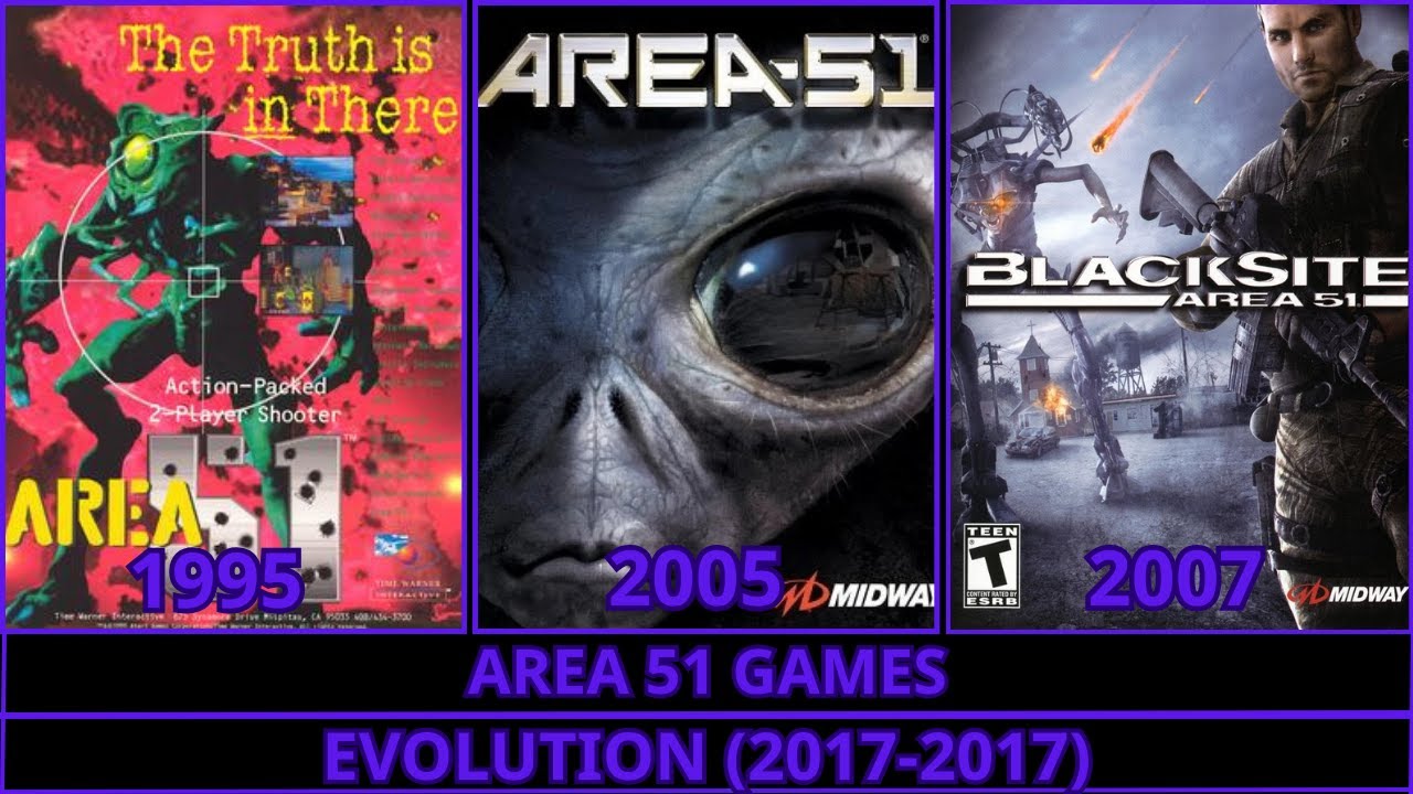 Area 51 Games Evolution (1995-2007)