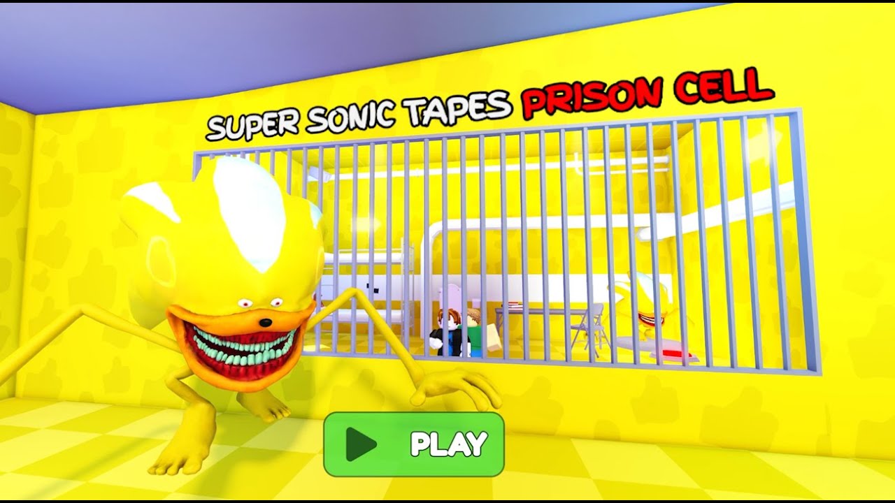 THE MOST EVIL SUPER SONIC Prison Run! Obby Gameplay #roblox #obby #robloxgames #kpopdemonhunters