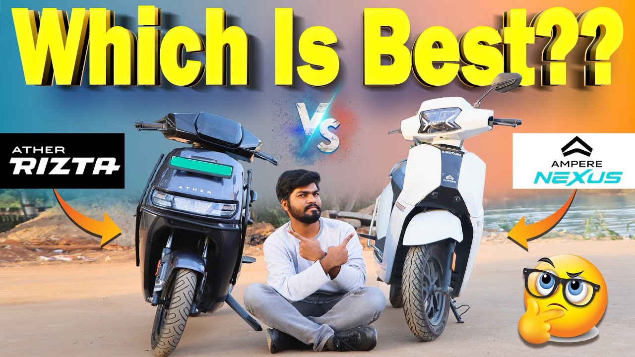 Ampere Nexus Vs Ather Rizta Detailed Comparison | Best Electric Scooter | Electric Vehicles India
