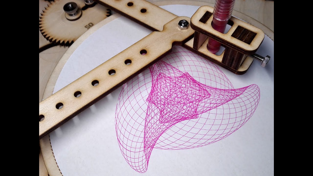Cycloid Drawing Machine Higher dimension DuoGraph