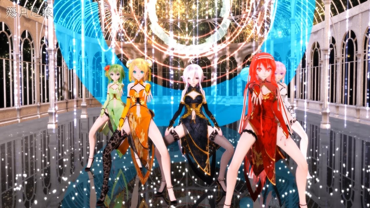 【MMD】PLAY我呸(HAKU & LUKA & GUMI & RIN & KIKU)