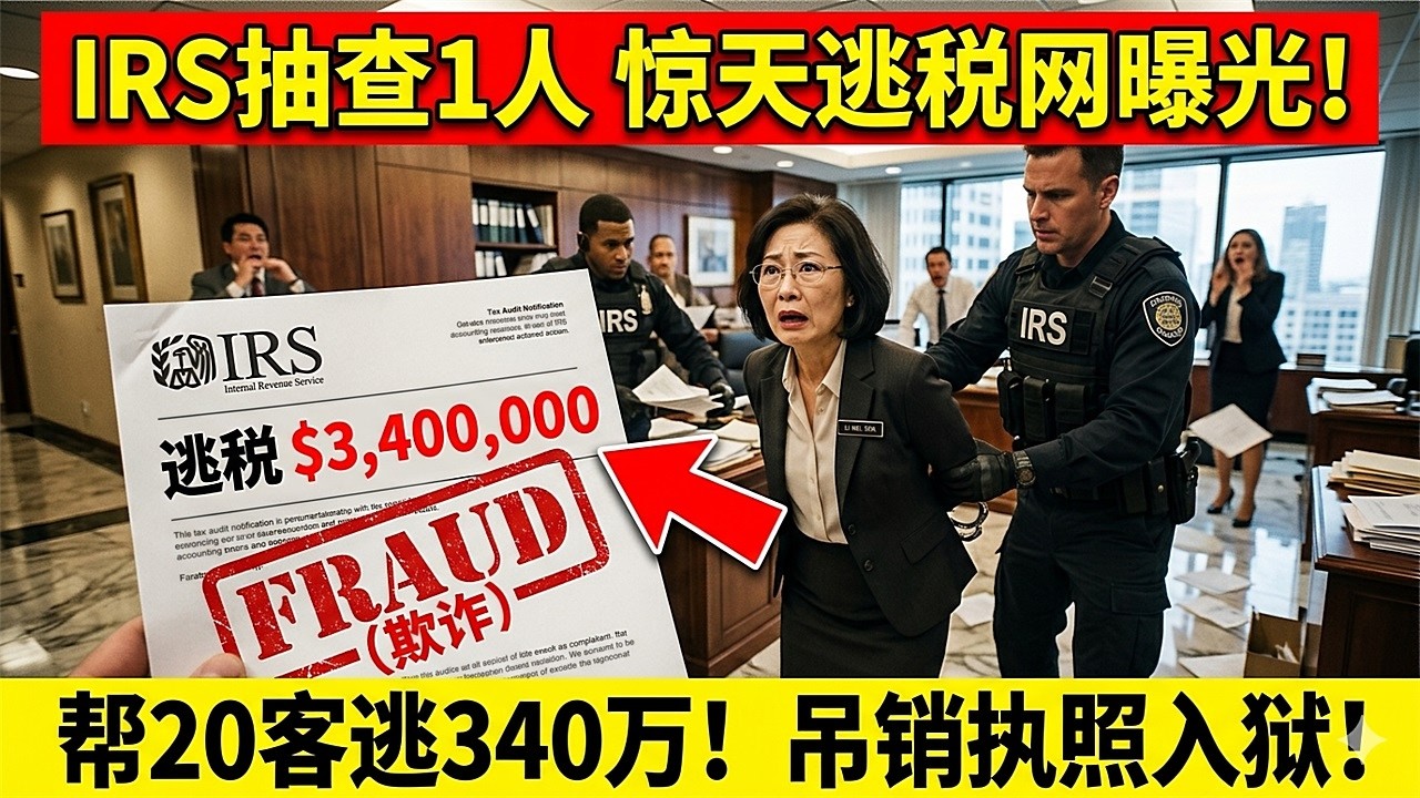 考3次才拿到的CPA彻底废了！华人女会计做假账逃税340万，惨遭永久吊销+入狱3年&hellip;