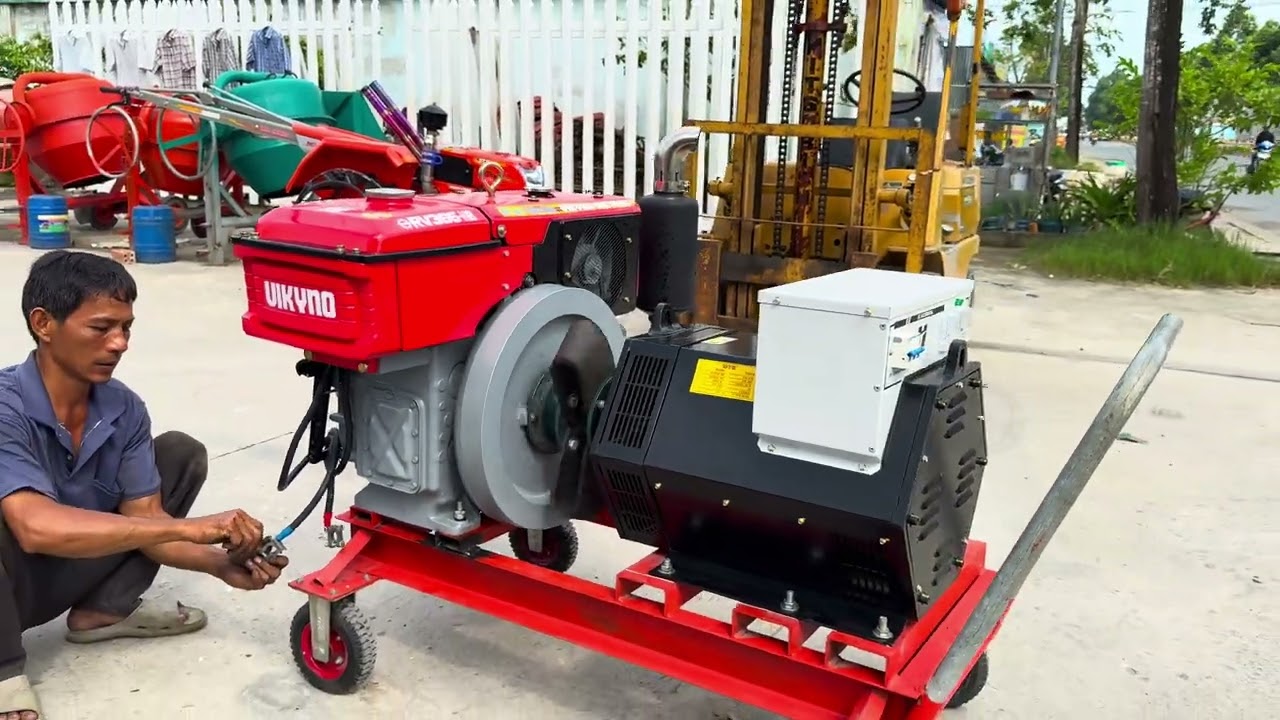 Bộ phát điện VIKYNO RV365 NB & DYNAMO HỮU TOÀN 25 KVA ( 3 PHA ) - 0943366687