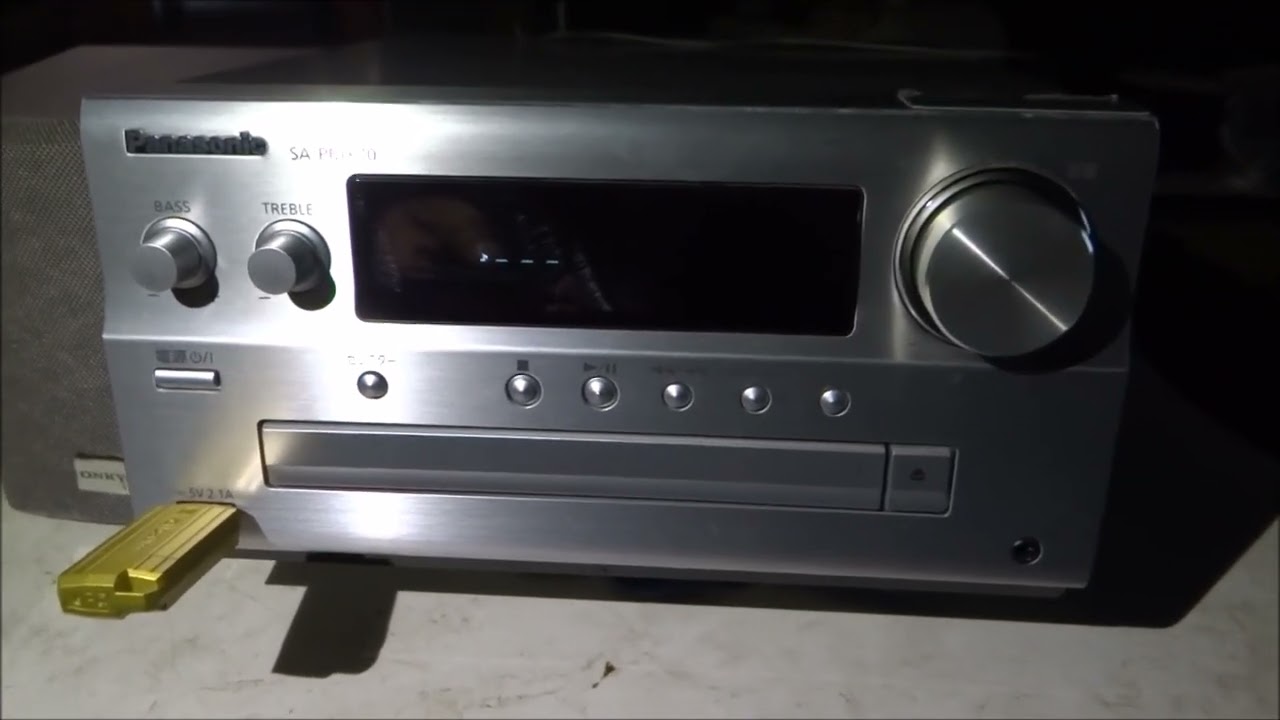 パナソニック　Ｂｌｕｅｔｏｏｈ　ミニコンポ　ＳＣ－ＰＭＸ７０　試運転