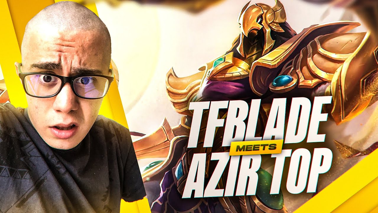 Tfblade rage quit KOREA after playing vs this AZIR TOP??? *MEGA TILT!*