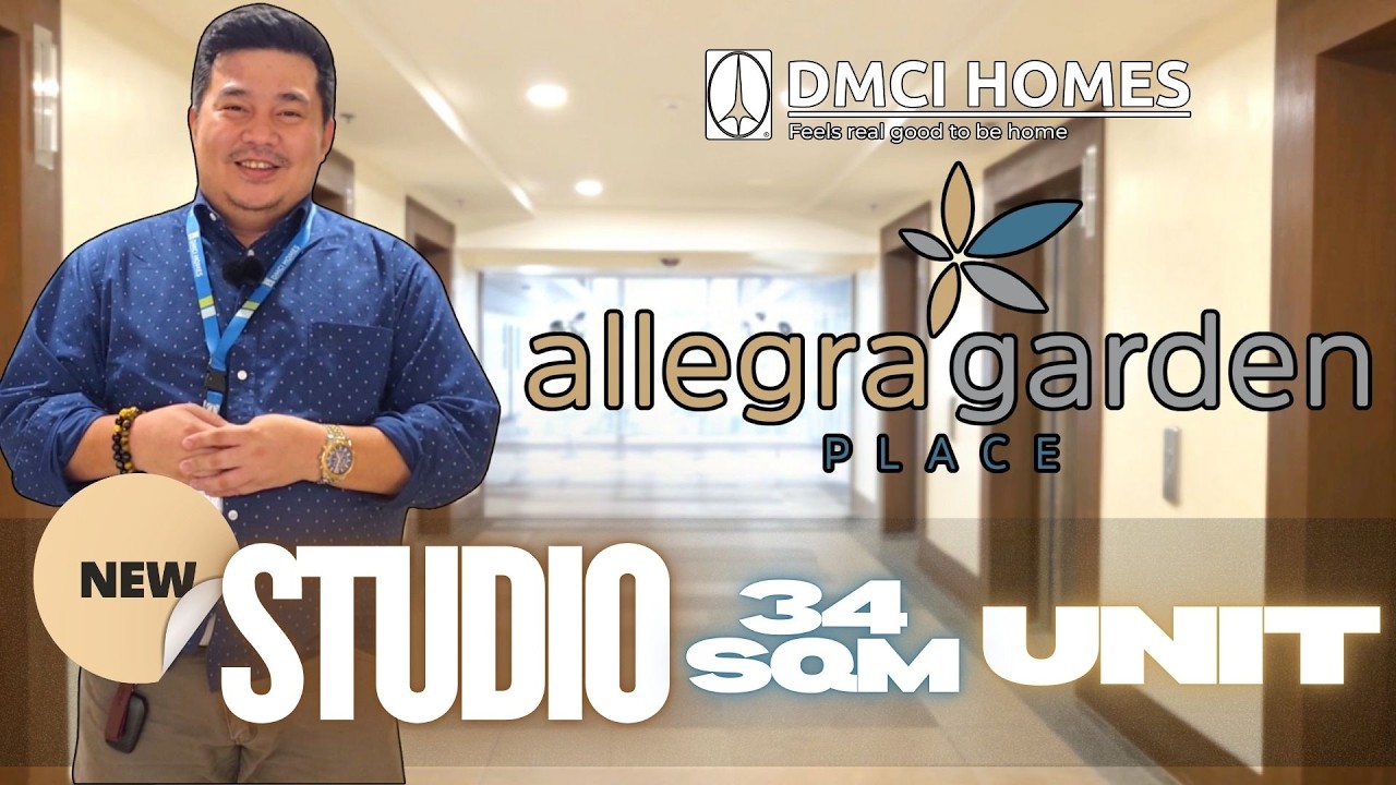 Most Spacious Studio in Pasig? | Allegra Garden Place 34sqm Unit Tour