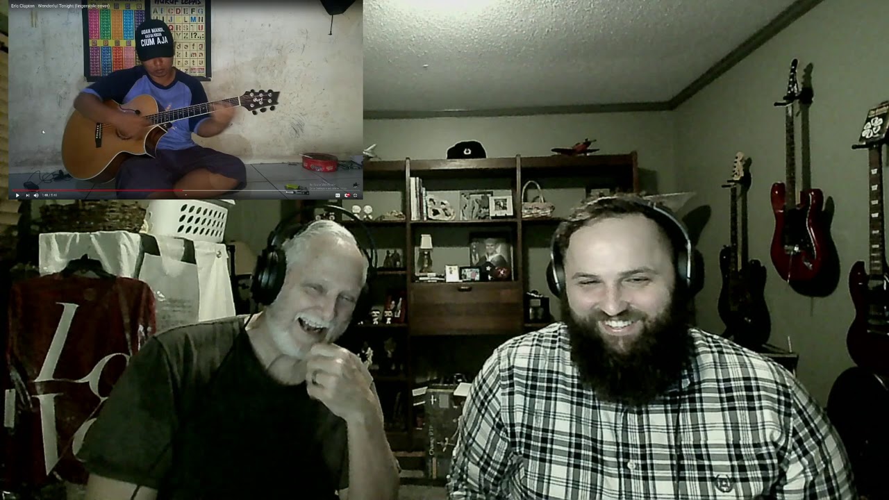 Alip Ba Ta! The Bushy Beard REACTS to Wonderful Tonight! Ft  Bushy DAD!