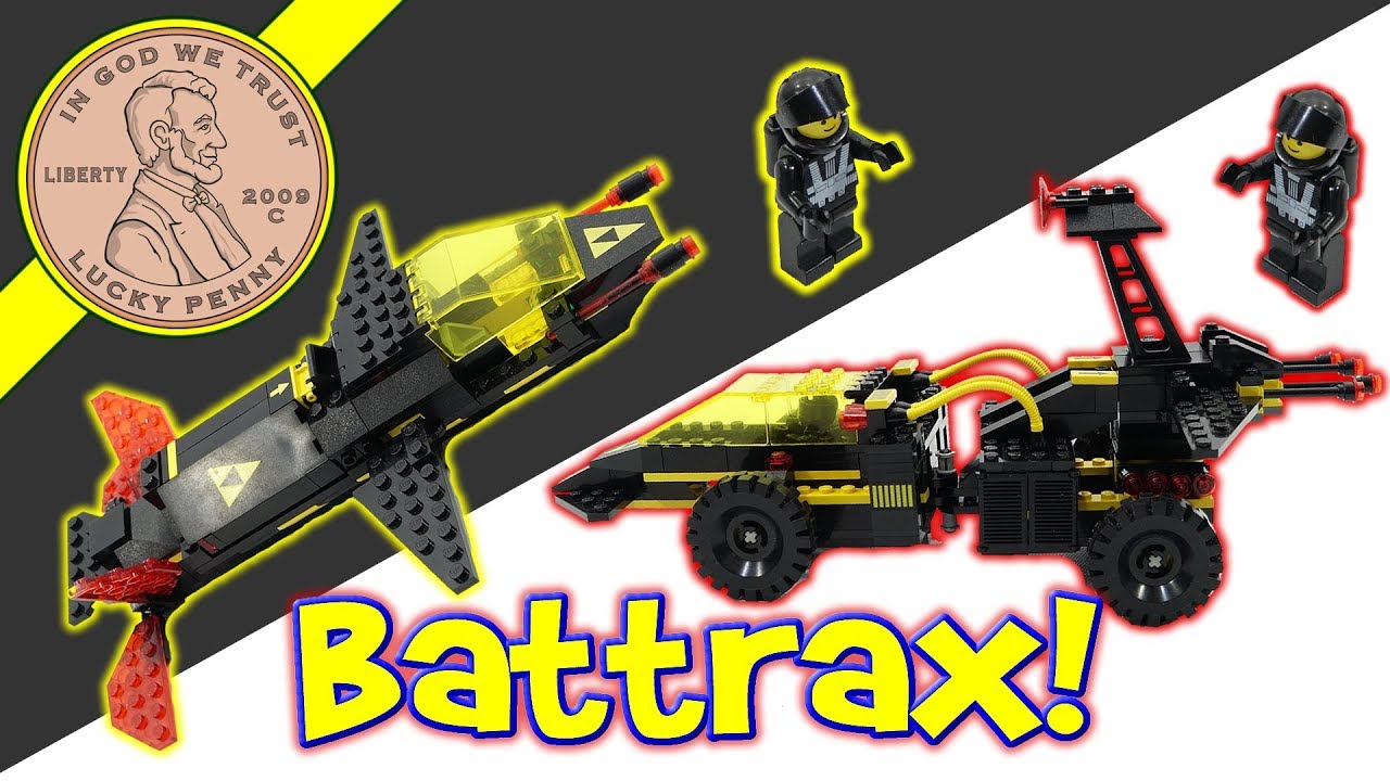 1987 Lego Set 6894 Invader & 6941 Battrax - Blacktron 1 & Droid Minifigs