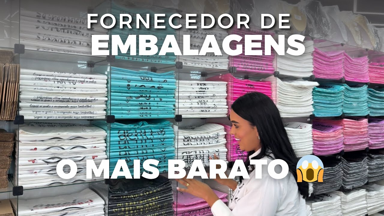 EU ACHEI 😍 FORNECEDOR MAIS BARATO DE EMBALAGENS DA 25 DE MARÇO 