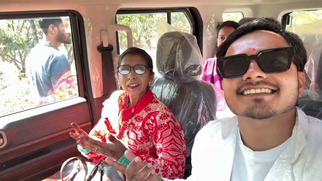 Dream Car me Shiv Mandir Gaye🥰😍#1stvlog #familyvlog#thar4x4#tharlover