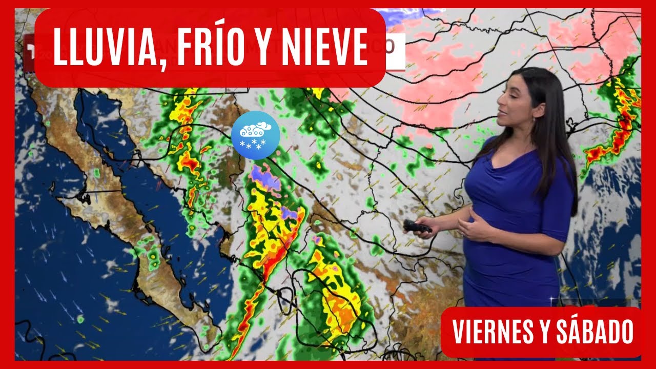 El pronóstico del tiempo en México, viernes 23 y sábado, 24 de enero | El clima de hoy
