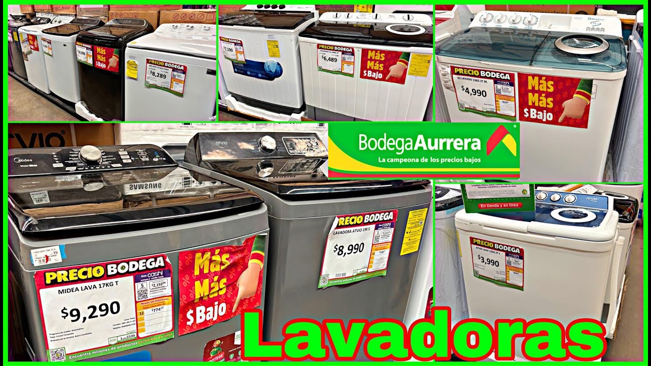 ‼️ LAVADORAS EN OFERTA 🤑 EN BODEGA AURRERÁ 💚‼️