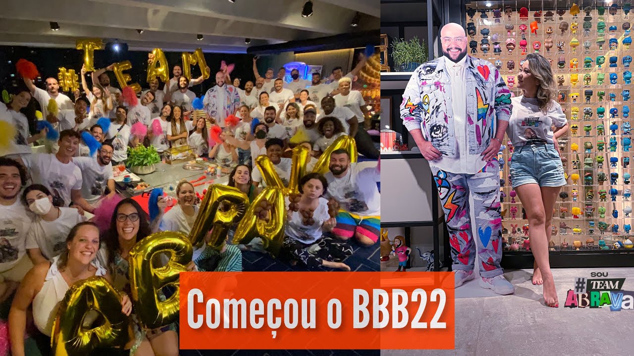 Um dos meus melhores amigos entrou no BBB, Tiago Abravanel. Estou trabalhando pra ele.