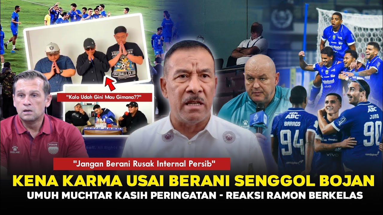 🔴LANGSUNG KENA MENTAL‼️Pelaku EJEK Bojan Ketakutan Sampai Minta maaf, Umuh Persib fokus, Ramon Top🔥