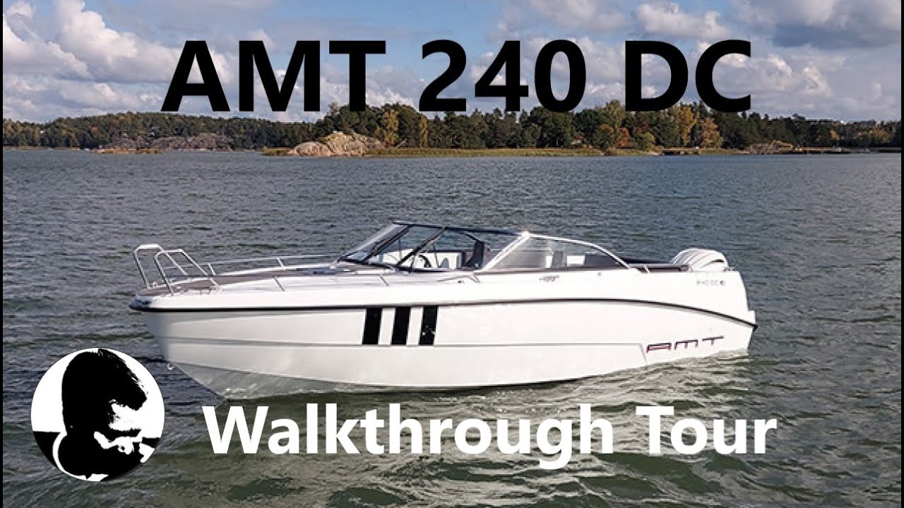 AMT 240 DC Brand New Model 2023 - Boat Walkthrough Video Tour