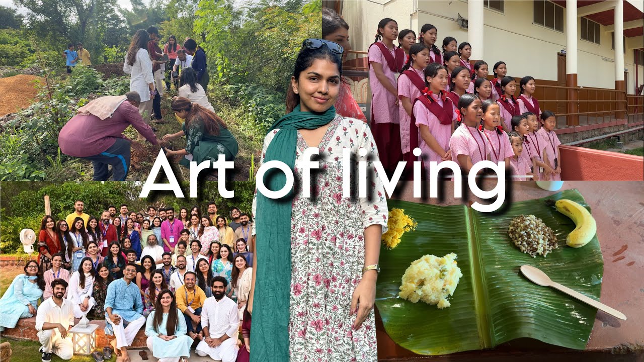 My experience  at the Art of living Happiness program |  Vlog❤️