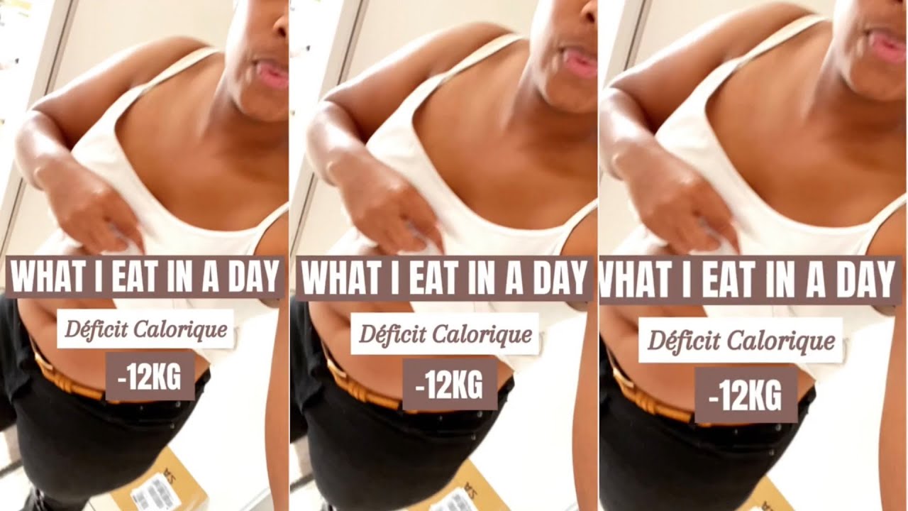 WHAT I EAT IN A DAY | D&Eacute;FICIT CALORIQUE -12KG 😱 #pertedepoids #weightloss #whatieatinaday
