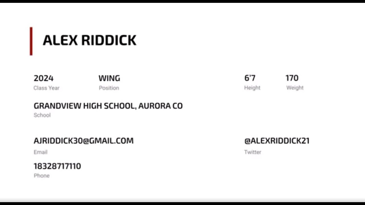 Alex Riddick (2024 Wing)