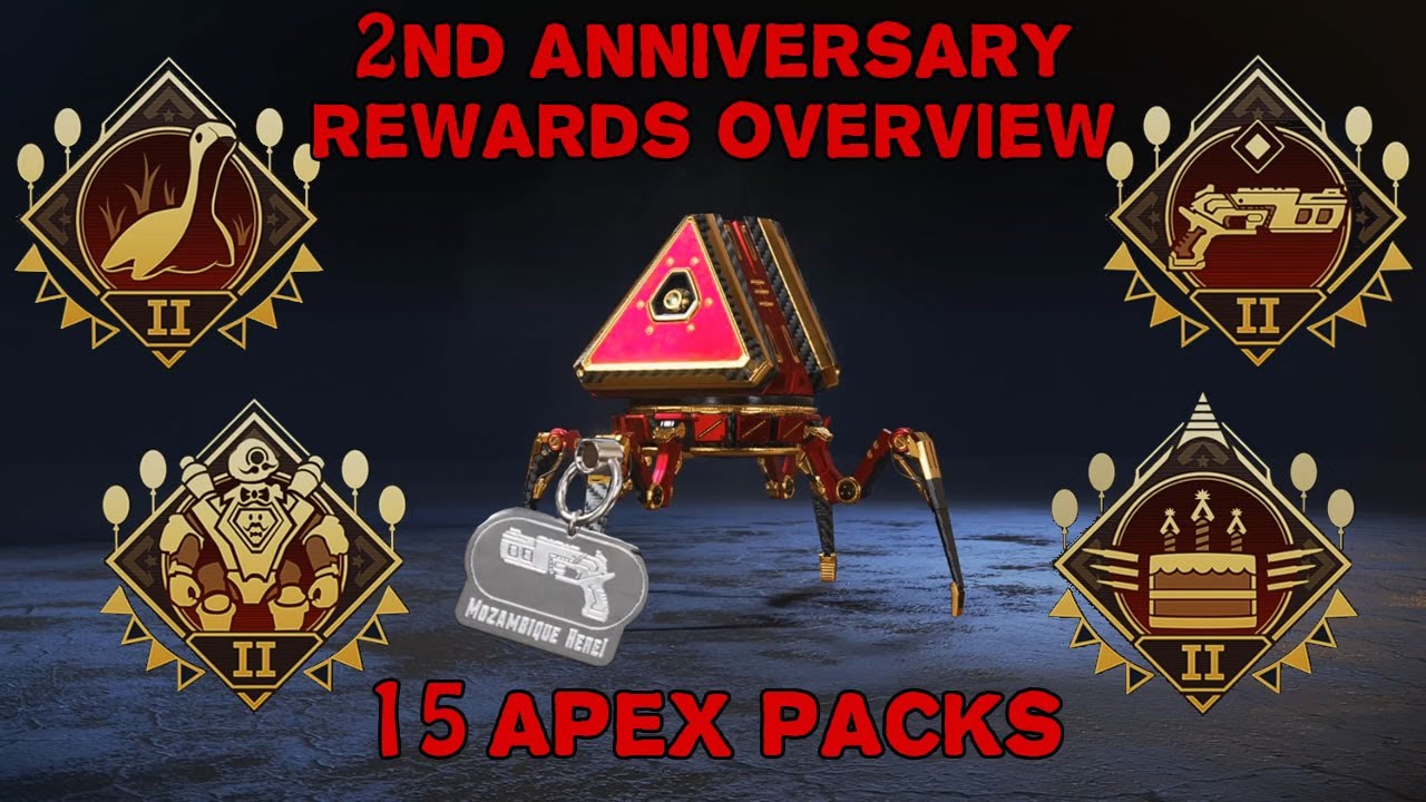 Apex 2nd Anniversary Rewards overview & Opening 15 Apex Packs (2 Anniversary Collection)