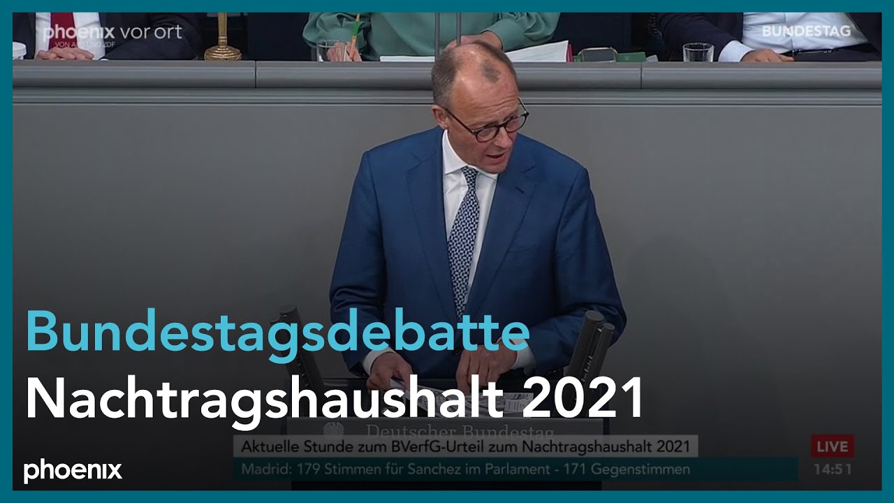 Aktuelle Stunde: BVerfG-Urteil zum Nachtragshaushalt 2021 am 16.11.23