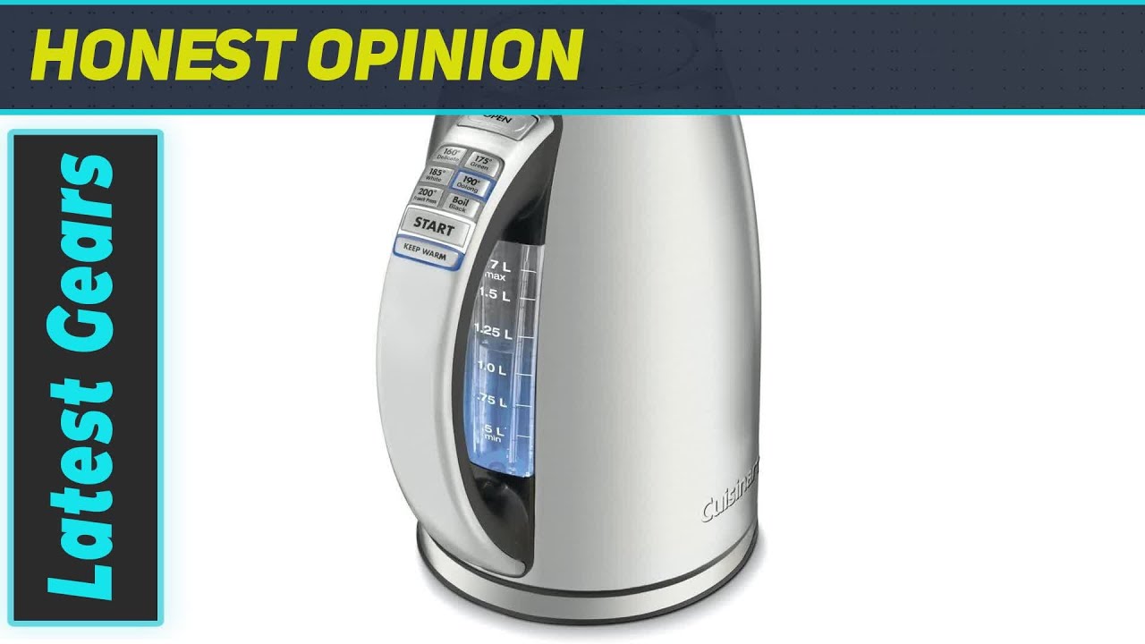 Cuisinart PerfecTemp Electric Kettle - The Best Kettle for Tea Lovers
