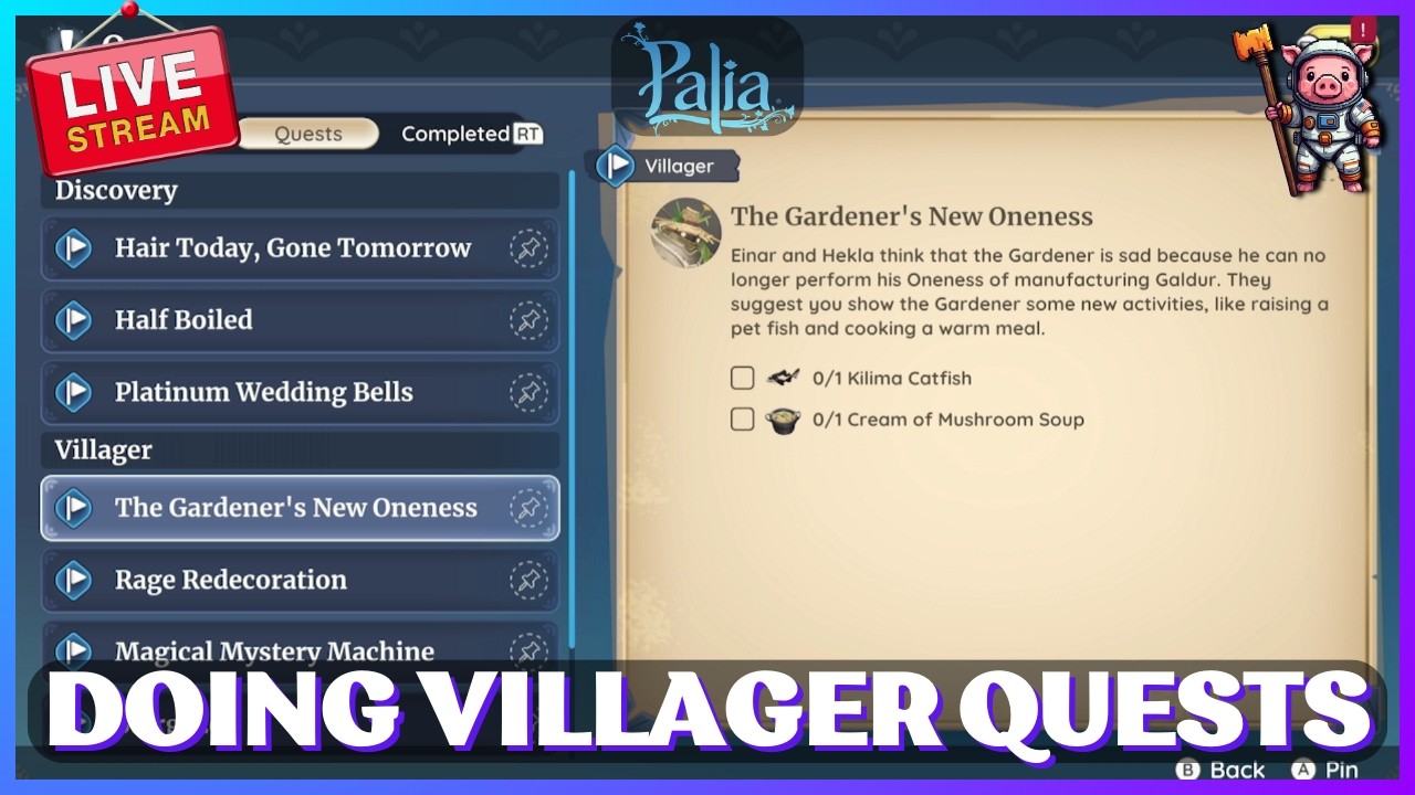 Palia Livestream 🔴 Villager Quest & Gifting