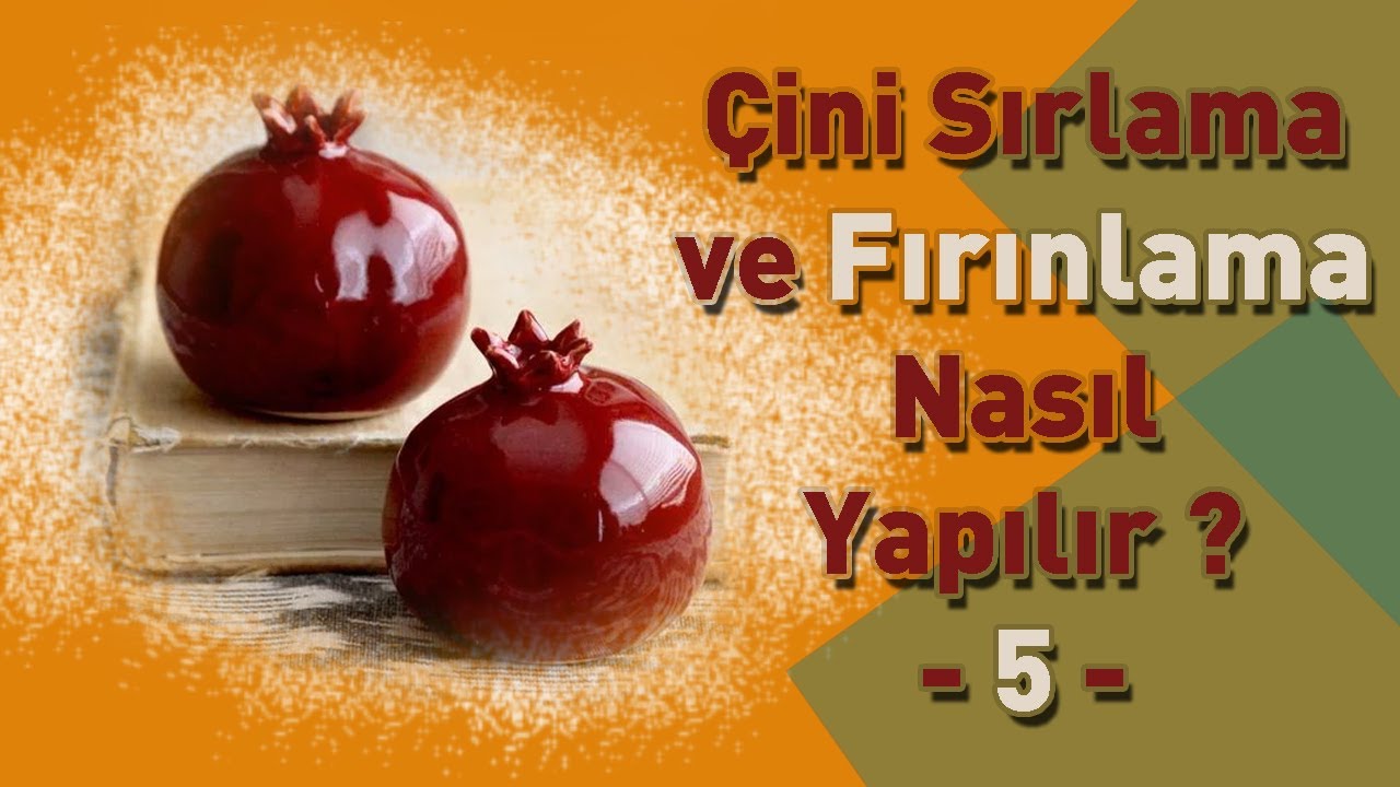 ÇİNİ SIRLAMA ve FIRINLAMA NASIL YAPILIR? - 5 (tiles glazing)